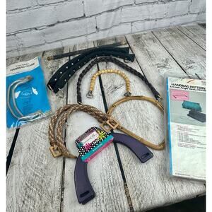 Lot of 9 Handles - Handle Replacement - DIY Pouch Handle - Tote - Purse